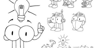 petits yeux character design