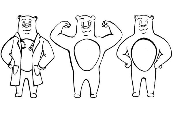 superosso character design poses